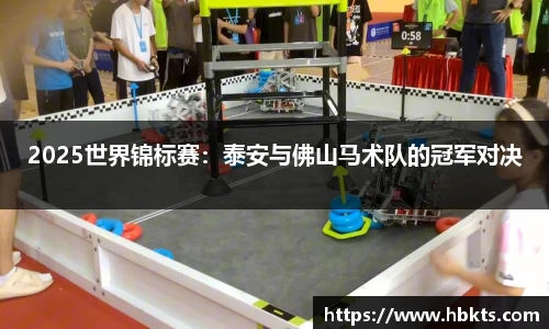2025世界锦标赛：泰安与佛山马术队的冠军对决